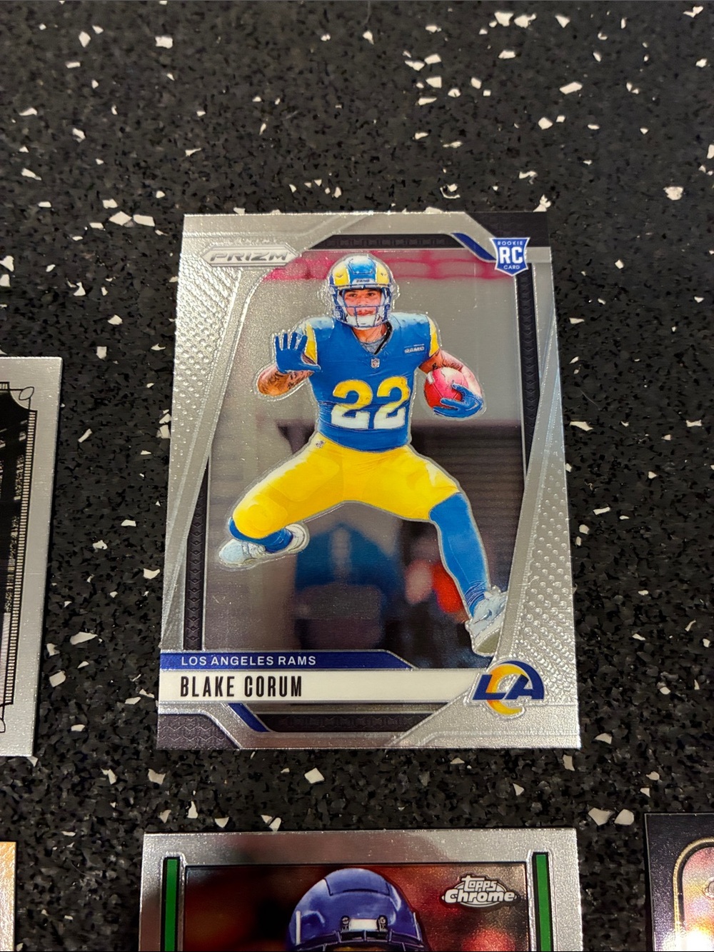 Topps Football Card Lot with Blue and Yellow Accents - Picture 3 of 7